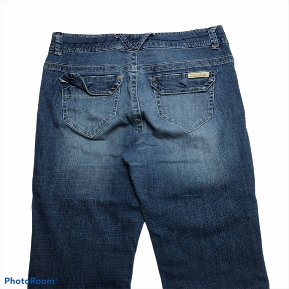 Calvin Klein Jeans High Rise Stretch Cropped Jeans - Picture 5 of 16